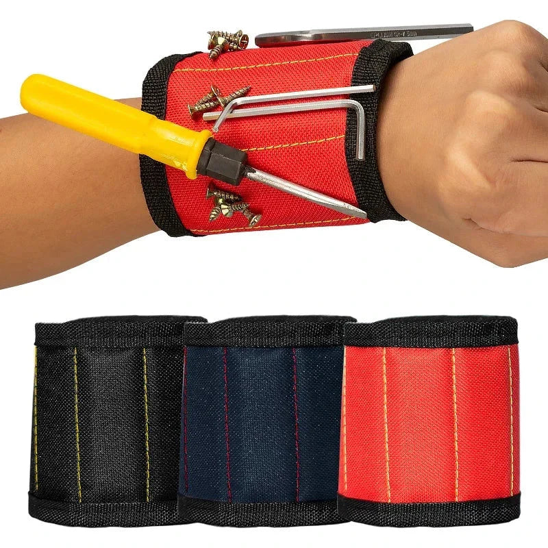 Strong Magnetic Wristband ā Portable Tool Bag for Holding Screws, Nails, Nuts, Bolts, and Drill Bits